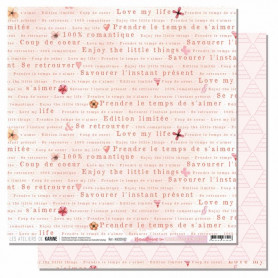 Papier 30x30 Naturellement toi 1f - Mademoiselle Tendresse - Les ateliers de Karine