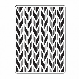 Classeur de gaufrage A6 Fond Flèche – Darice – Embossing folder Arrow Background