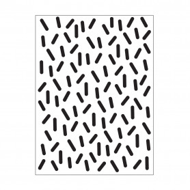 Classeur de gaufrage A6 Sprinkles – Darice – Embossing folder