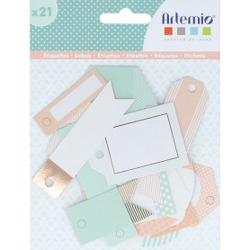 Etiquettes Secret Garden 21 pcs – Artémio