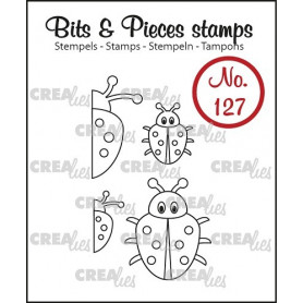 Tampons Ladybug 4 pc – Bits and Pieces no 127 - Crealies