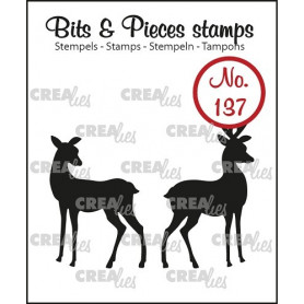 Tampons Rendeer 2pc – Bits and Pieces no 137 - Crealies
