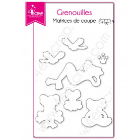 Dies Grenouilles - Libellule pluie couronne – 4enScrap