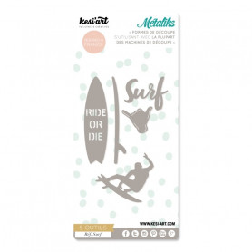 Dies métaliks Surf - Kesi'art