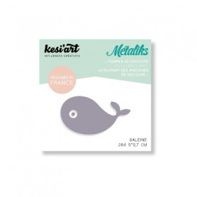 Dies métaliks Baleine - Kesi'art