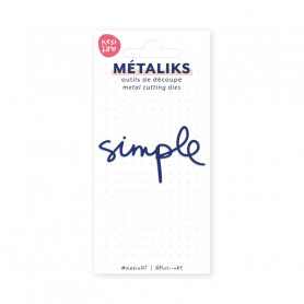 Dies métaliks Simple - Kesi'art