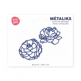 Dies métaliks Pivoines - Kesi'art