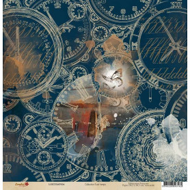 Papier 30x30 Il est temps 4 - 1 feuille - Lorelaï Design