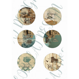 Lot de 6 badges Shooting Photos - Lorelaï Design