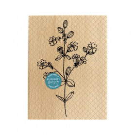 Tampon bois Fleurs des champs - Oh Cherry - Florilèges Design
