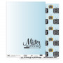 Set de papier A4 Mister Hipster 6f + étiquettes - Sokaï