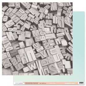 Papier 30x30 Esprit Vintage - 1 feuille - Garden Party - Sweet and Pepper