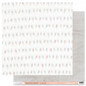 Papier 30x30 Douces lanternes - 1 feuille - Garden Party - Sweet and Pepper