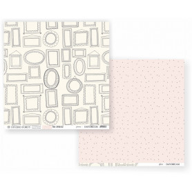 Papier 30x30 Frames - 1 feuille - Daydream - Studio Forty