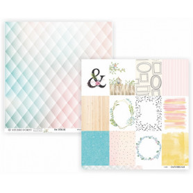 Papier 30x30 Diamonds - 1 feuille - Daydream - Studio Forty