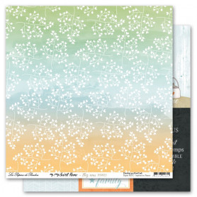 Papier 30x30 Chez nous 1 feuille - My very Sweet Home - Les Papiers de Pandore