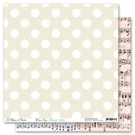 Papier 30x30 Chorales 1 feuille - Winter Song - Les Papiers de Pandore