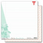 Papier 30x30 Murmure du Vent 1 feuille - Winter Song - Les Papiers de Pandore