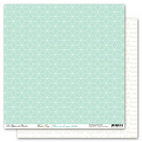 Papier 30x30 Silence sous la neige 1 feuille - Winter Song - Les Papiers de Pandore