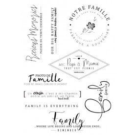 Tampons Happy Family - Happy Days - Mes P'tits Ciseaux