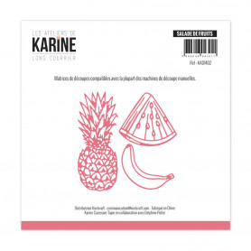 Dies Salade de fruits 3pc - Long Courrier - Les Ateliers de Karine