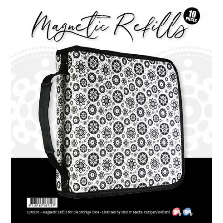 10 pochettes de rangement magnétique pour dies - Card Deco Refill Magnetic Sheets