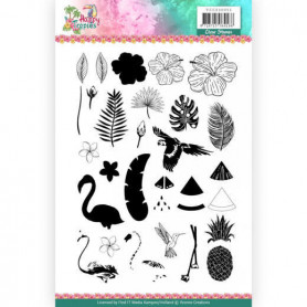 Tampons Happy Tropics - Yvonne Creations Clearstamps