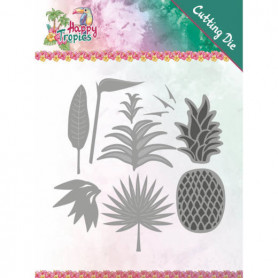 Dies Lush Leaves 9pc - Happy Tropics - Yvonne Creations
