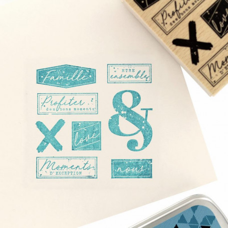 Tampon bois Moments d'Exception - The Story of Us - Florilèges Design