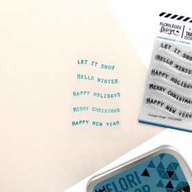Tampons Petits mots bannières 2 - Florilèges Design