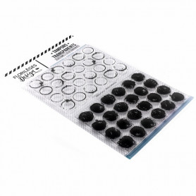 Tampons Grunge Dots - collection The Story of Us - Florilèges Design