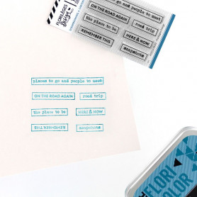 Tampons On The Road - Invitation au voyage - Florilèges Design