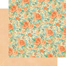 Papier 30x30 Floral Souffle 1 feuille - Graphic 45