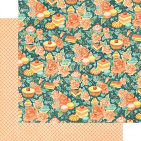 Papier 30x30 Confectionery 1 feuille - Graphic 45