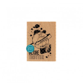 Tampon bois Globe Trotter - Florilèges Design