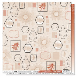 Papier 30x30 Jolis Miroirs 1f - Collection Esprit Bohème - Les ateliers de Karine