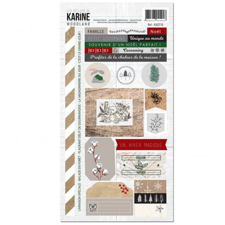 Stickers Woodland - Les ateliers de Karine