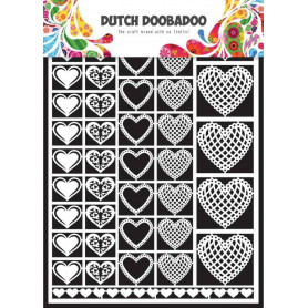 Embellissements papier A5 Coeurs – Dutch Paper Art - Dutch Doobadoo