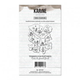 Tampons Terres d'aventures - Woodland - Les ateliers de Karine