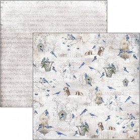 Papier 30x30 Blue Jay - 1 feuille - Time for Home - Ciao Bella Papercrafting