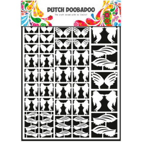Embellissements papier A5 Plumes – Dutch Paper Art - Dutch Doobadoo