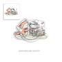 Tampon Horace and Boo - In the Garden – Polkadoodles