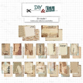 Cartes pour album à pochette En route 32 pc - Diy & Cie