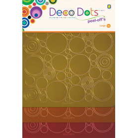 Stickers Deco Dots Doré-Cuivre-Cerise - Jeje Produkt
