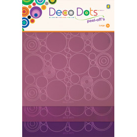 Stickers Deco Dots Mauve-Parme-Rose - Jeje Produkt