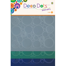 Stickers Deco Dots Bleu Gris-Turquoise-Bleu - Jeje Produkt