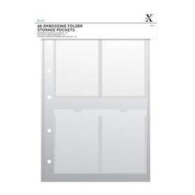 Pochettes de rangement A4 pour classeurs de gaufrage A6 - Xcut Storage Embossing folder Wallets
