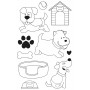 Tampons Chiens 9x14 cm - Family Friends - Artemio