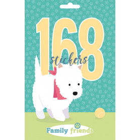 168 Stickers Family Friends Chiens - Artemio
