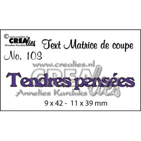 DieTexte 103 Tendres pensées - Crealies